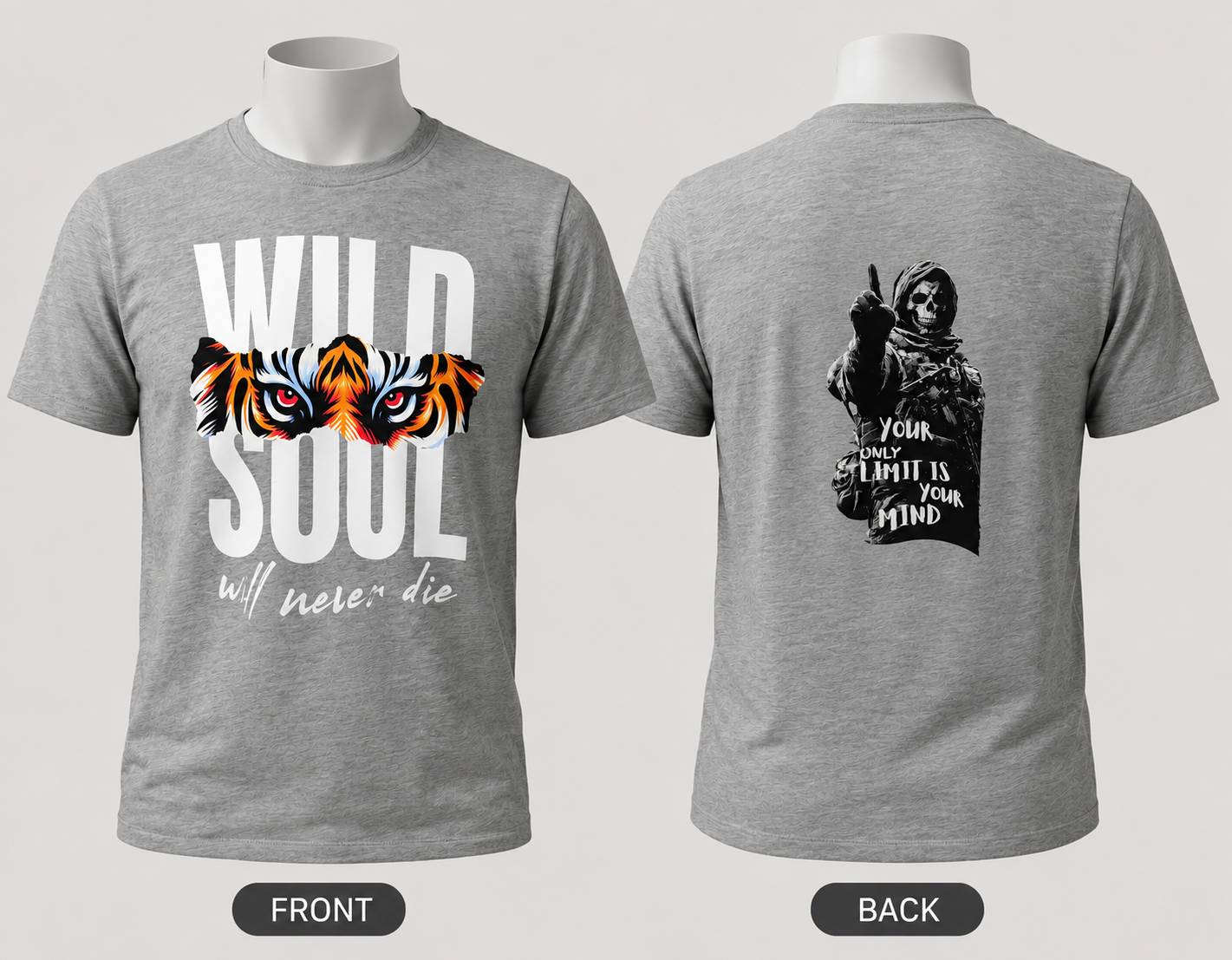 Cotton T-Shirt Wild Soul Theme